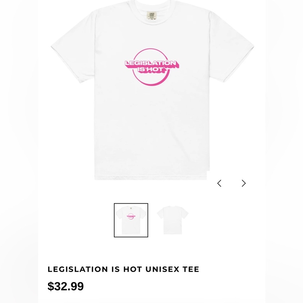 Paris Hilton “Legislation is hot” tee! Worn once size medium! Great condition.